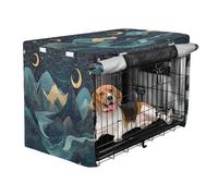 aidingzhi Dog Crate Cover Puppy Wire Cage Cover Dog Crate Protector 48 Inch - BOH Mountain Scene