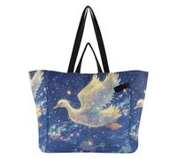 aidingzhi Easter Canvas Tote Bags Large Capacity Kitchen Grocery Bags Shopping Cloth Bag for Men Shopping Trip- Aesthetic Beauty Cayuga Duck