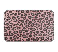 aidingzhi Fake Glitter Leopard Print Pink Cooling beds Cooling pet beds for Hamster Outside Non-Electric 23.6×38.6in