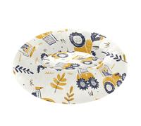 aidingzhi Farm Rice Tractor Yellow Pet Cat Bed Warm & Soft Dog & Cat Cushion for Small Size Pets Sleeping XS