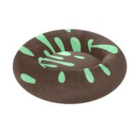 aidingzhi Graffiti Art Green Brown Pet Cat Beds Anti-Slip Dog Pillow Bed for Extra Small Size Pets Sleeping M