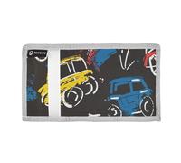 aidingzhi Graffiti Cars Cute trifold mens trifold wallet gifts for young cool colorful mens trifold wallet with lanyard Christmas presento