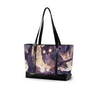 aidingzhi Halloween Owl Purple fashion computer bags for laptops with zipper book tote for women work with