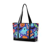 aidingzhi Happy Halloween Colorful Candy Ghosts fashion laptop bag 14 with zipper work bags for men with tablet