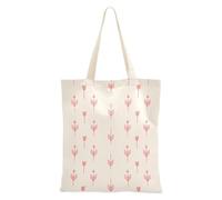 aidingzhi Illustration Arrow Ruby Beige Tote Canvas Bag Large Capacity Tote Bag With Pockets Grocery & Farmers Market 16"x15" school essential