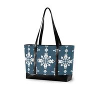 aidingzhi Indian Scroll Pattern Floral classy bag for women with zipper travel tote bag for Travel Gym Vacation with lunch