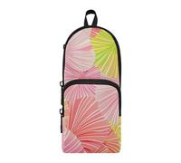 aidingzhi James Style Tie-dye Pink Yellow Nylon 3 Compartments Storage Pen Case Pencil Bag Large Capacity Pencil Case For College Stationery Bag for Elementary