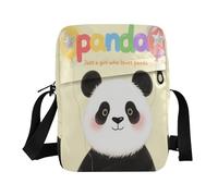 aidingzhi Just A Girl Who Loves Panda crossbody messenger bag Crossbody Bags For Women Womens Casual Purses Adjustable Strap for Travel School