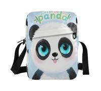 aidingzhi Just A Girl Who Loves Panda messenger bag for women crossbody shoulder bag men Woman Handbag Shoulder Strap Adjustable Strap for outdoor sports work