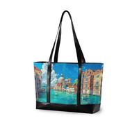 aidingzhi Landscape essentials laptop bag 14 with zipper computer tote bags for women for travel with diaper