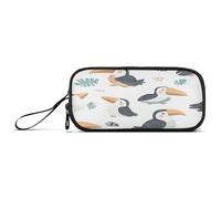 aidingzhi Minimalist Tucane Simple Nylon Pencil Bag School Supplies Big Capacity Large Pencil Case Stationery for Elementary Adults