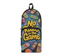 aidingzhi No Rules in The Game Wildstyle Graffti Nylon 3 Compartments Pencil Bag College Multi-purpose and aesthetic Pencil Cases For Teen Stationery for High School