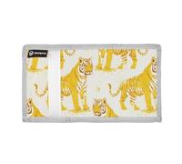 aidingzhi Oliver Jeffers Tigers Cream Gold trifold wallet for men bifold for womens minimalistic sturdy wallet for men bifold with lanyard Christmas presento