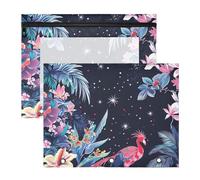 aidingzhi Pencil Case Multi-Purpose Storage Bag for A4 Paper Letter 2 Pack Teacher Class Space Tropical Chinese Style