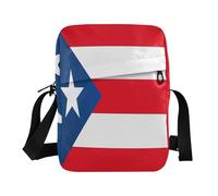 aidingzhi Puerto Rico Flag Puerto Rican National Red messenger bags Crossbody Bags For Women Casual Womens Purse Adjustable Strap for Outdoor Daily work