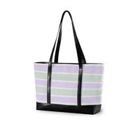 aidingzhi Soft Color Lavender White Stripe professional laptop totes with zipper laptop tote bags for work for men with diaper