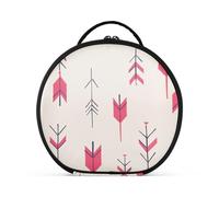 aidingzhi Tourism Illustration Arrow Ruby Toiletry Bag Vertical Free-Standing Essentials Cosmetic Bags For Women Travel with adjustable dividers 11 IN