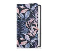 aidingzhi Tropical Plants Pu Leather Car Registration & Insurance Card Holder Glove Box Compartment Organizer for Cards, Essential Document Driver License