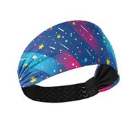 aidingzhi Vector Star Colorful Non-Slip? sweat absorbing headband Stretchy hairband for make up Cycling Football Volleyball