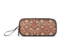 aidingzhi William Morris Flowers Nylon Pencil Bags For Teen Big Capacity Pencil Case For College School Stationery for Elementary Man