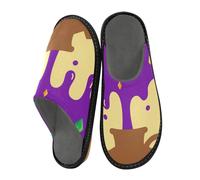 aidingzhi Women Slipper Soft Slippers For Women Indoor Memory Foam Slippers House Woman'S Cozy, Graffiti Art Pot, 9-10