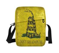 aidingzhi Yellow Snake Don't Tread on Me Flag messenger bag cute Crossbody Small Bags For Women crossbody purses for women Adjustable Strap for Outdoor Daily Outdoor Daily