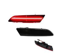 AIDLMBG 4PCS LED Side Marker Light Bumper Front Amber ＆ Rear Turn Signal Lights 2004-2008 For Chrysler Crossfire Car Taillight(2pc Rear Red Smoke)