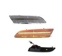 AIDLMBG 4PCS LED Side Marker Light Bumper Front Amber ＆ Rear Turn Signal Lights 2004-2008 For Chrysler Crossfire Car Taillight(2pc Front Amber2)