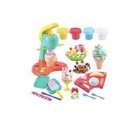 AIDNI Dough Ice Cream Making Playset, Creative Clay Modelling Set with Moulds and Tools, Kids Pretend Play
