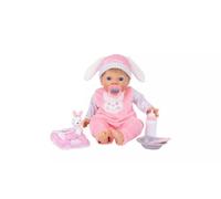 AIDNI Feed & Play Bunny Baby Doll Set - 44cm