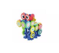 AIDNI Gear Machine Building Set, Colourful Interlocking Gear Construction Toy for Kids