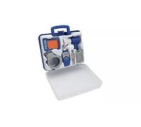 AIDNI Kids Police Officer Role Play Toy Set, Blue and White, Interactive Design