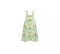 AIDNI Sanderson & National Trust Cotton Apron Green - Floral Kitchen Apron with Adjustable Neck, Machine Washable Cooking Apron 69x82cm