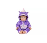 AIDNI Unicorn Star Plush Hooded Onesie, Purple with Pastel Rainbow Accent, Soft Fleece Material, Character Design with Animal Hood