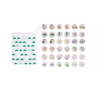 AIDNI Wooden Memory Counters Game, Animal Theme, 36 Piece Matching Tiles with Drawstring Storage Bag