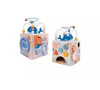 AIDNI Wooden Under the Sea Activity Cube