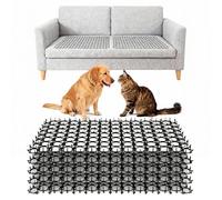 Aidoclip Scat Mats for Dogs, Keep Dogs Off Couch - Pet Deterrent Mat & Couch Spikes, Heavy-Duty Solid PP, Extra Thick Weighted, Indoor/Outdoor, Furniture & Countertop Protection (10 Pack)