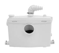 AidoFLO 800W High-Efficiency Macerator Pump for Sewerage, Ideal for Basement, Kitchen, Toilet, Bathroom, and Bedroom Applications - 2 Outlets & 4 Inlets Sewage Treatment Pump for Laundry and Sink