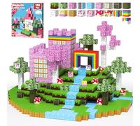 AiDolls Magnetic Blocks 100PCS Mini Magnatiles for Kids Ages 2-12 Mine 3D World Magnet Tiles Building Toys Sets Magnetic Building Blocks Stem Toys for Boys/Girls Sensory Toys for Toddlers (Rainbow)