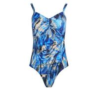 Aidotop Women's Tummy Control Swimsuit - High Waisted One Piece Bathing Suit with Adjustable Straps & Cutout Design for Women, Beach Pool Swimwear(9Peacock Blue,L)