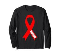 Aids Warrior Shirt HIV Awareness Red Ribbon - World Aids Day Long Sleeve T-Shirt