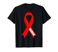 Aids Warrior Shirt HIV Awareness Red Ribbon - World Aids Day T-Shirt