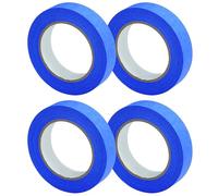 AidShunn Masking Tape for Painting, Sticks Well Multi-Surface Painters Tape - 24mm x 20m Decorators Tape, Painters Masking Tape for Indoor Painting and Decorating, Paint Tape - Pack of 4 (blue)