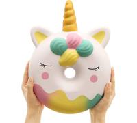 Aiducho 13 Inches Squishies Jumbo Unicorn Donut Kawaii Slow Rising Scented
