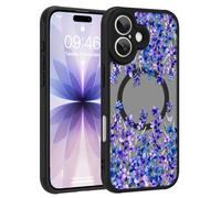 aidvaia Phone Case for iPhone 17, Compatible with Mag Safe, Slim Protective Floral Phone Cover, Soft TPU Bumper Hard PC Back, Fade-Resistant HD Printed Design, Fits iPhone 17 6.3 Inch