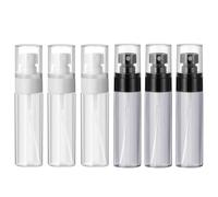 aieieii 6 Pcs 100ml Spray Bottles, 3 White Travel Spray Bottles for Toiletries and 3 Grey 100ml Travel Bottleses, Small Mini Sprays Bottle Water Sprays Bottle for Hair and Tourism Use