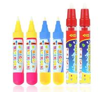 aieieii 6 Pcs Water Pens for Toddlers Replacement Set, Reusable Water Creative Toddler Pens Inspire Childrens Creativity, Water Brush Pen Suitable for Childrens Drawing Mats and Graffiti Books Use