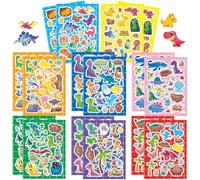 Aieino 320+ Pcs Dinosaur Stickers Cute Cartoon Funny Stickers Waterproof