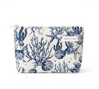 Aieino Large Cosmetic Bag Corduroy Toiletry Bag Jacquard for Women Travel