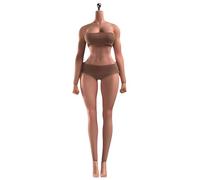 AIEK 1/6 Scale Figure, Super Flexible, Seamless, Hunting Bodies, Breast Magic Kai, Female Body, Body Makeup, 2 Hole Details, Body Building, Bare Body, Compatible with ANT T307, Pubic Hair Version